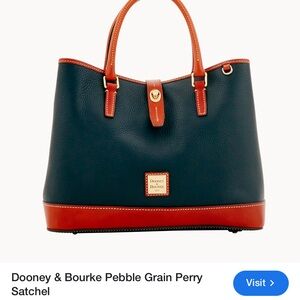 Dooney & Bourke Pebble Grain Perry Satchel